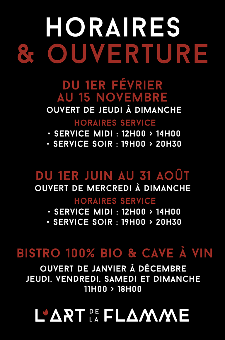 Horaires 2025